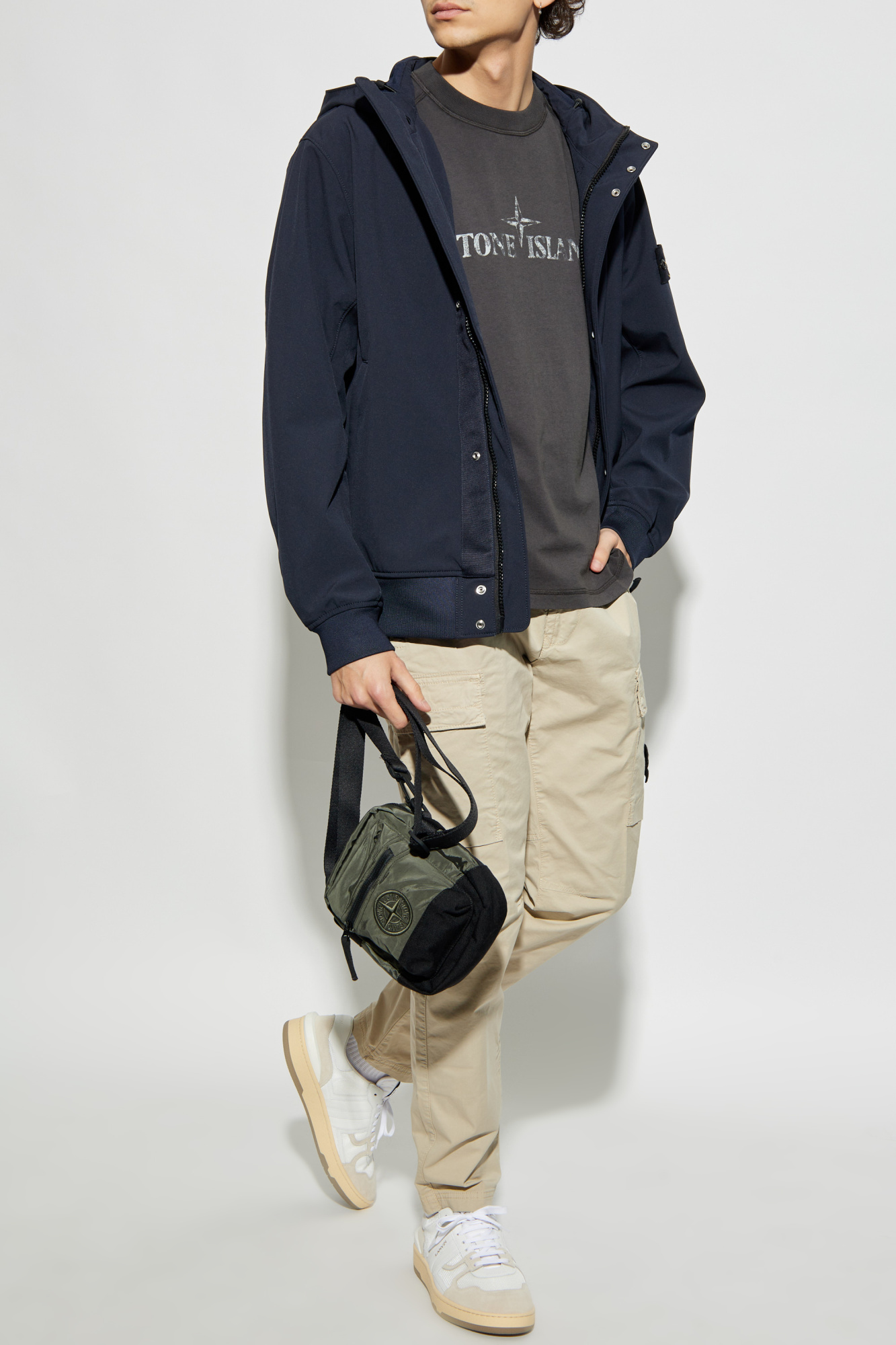Stone Island T-shirt with logo | Men's Clothing | Vitkac Stone Island T-shirt with logo | Men's Clothing | Vitkac